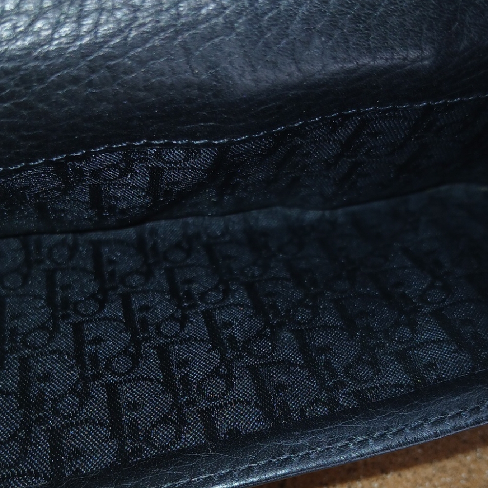 Dior Black Leather Street Continental Wallet - Picture 5 of 17